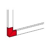 Slika L-element DLP 90° za 50x15 Legrand