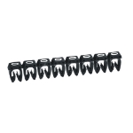 Slika Oznake za obeležavanje provodnika 4-6 mm2 broj 0 crna Memocab Legrand