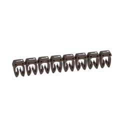 Slika Oznake za obeležavanje provodnika 4-6 mm2 broj 1 braon Memocab Legrand