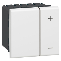 Slika Dimer modularni 2M sa prekidačem 400W beli Mosaic Legrand