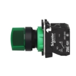 Slika Taster izborni svetleći NO+NC fi22 zeleni 24V AC/DC 0-1 Harmony XB5 Schneider