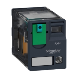 Slika Relej utični minijaturni 6 A 4 C/O 110 V DC sa LED Zelio RXM Schneider