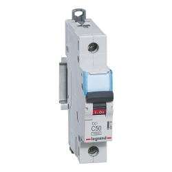 Slika Osigurač automatski 1P 50A C kriva 10kA Tx3 Legrand