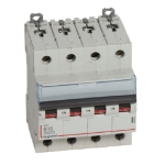 Slika Osigurač automatski 4P 16A B kriva 6kA Dx3 Legrand