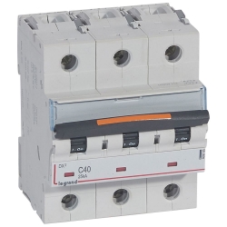 Slika Osigurač automatski DX3 3P C40 25kA LE Legrand