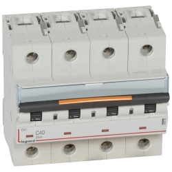 Slika Osigurač automatski 4P 40A C kriva 25kA DX3 Legrand