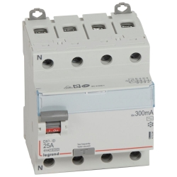Slika FID sklopka DX3 4P 25A AC 300mA Legrand