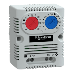 Slika Termostat dvostruki 250V opseg 0-60°C 1NO/NC °C ClimaSys Schneider