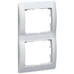 Slika Okvir 2-ka vertikalni aluminijum Galea Legrand