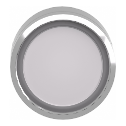 Slika Glava tastera svetlećeg fi22 integrisan LED metalna IP66 bela Harmony XB4 Schneider