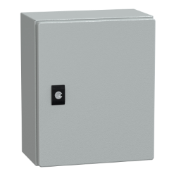 Slika Ravna vrata bez montažne ploče V300xŠ250xD150 IP66 IK10 RAL7035 Spacial CRN Schneider