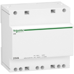 Slika Transformator sigurnosni modularni iTR 230V 50-60Hz izlaz 12-24V 25VA Schneider