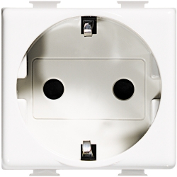 Slika Priključnica 2P modularna 2M 16A 230V 2P+E bela Matix Legrand