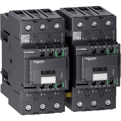 Slika Kontaktor za promenu smera 3P (3NO) 65A AC-3 špulna 100...250V AC/DC Schneider