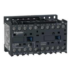 Slika Kontaktor za promenu smera 3P (3NO) 6A AC-3 špulna 230V AC sa signalnim kontaktima 1NC Schneider