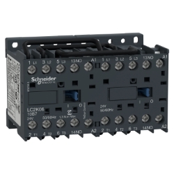 Slika Kontaktor za promenu smera 3P (3NO) 6A AC-3 špulna 230V AC sa signalnim kontaktima 1NO Schneider