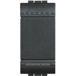 Slika Prekidač naizmenični modularni 1M 16A 250VAC IP20 crni Living Light Legrand