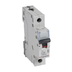 Slika Osigurač automatski 1P 25A C kriva 6kA TX3 Legrand