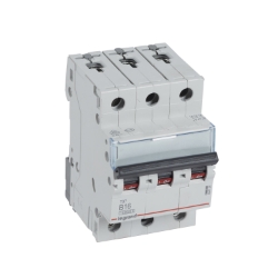 Slika Osigurač automatski 3P 16A B kriva 10kA Tx3 Legrand
