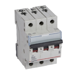 Slika Osigurač automatski 3P 50A B kriva 10kA Tx3 Legrand