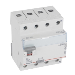 Slika Diferencijalna sklopka TX3 4P 63A 500mA AC 400V Legrand