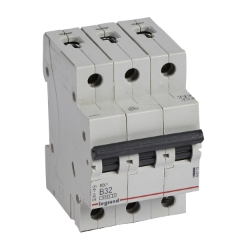 Slika Osigurač automatski 3P 32A kriva B 6kA Rx3 Legrand