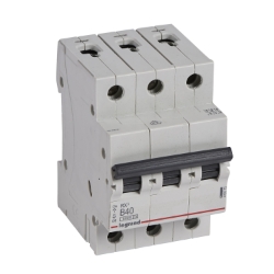 Slika Osigurač automatski 3P 40A kriva B 6kA RX3 Legrand