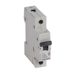 Slika Osigurač automatski 1P 50A kriva C 6kA Rx3 Legrand