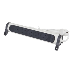 Slika Kabal produžni sa prekidačem H05VV-F 3x1.5mm2 3M 5 priključna mesta 2P+E crna/tamno siva Legrand