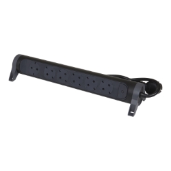 Slika Kabal produžni sa prekidačem H05VV-F 3x1.5mm2 3M 6 priključna mesta 2P+E crna/tamno siva Legrand