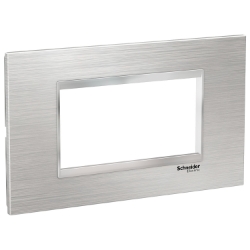 Slika Okvir 4M FLAT inox srebrni/hrom Easy Styl Schneider