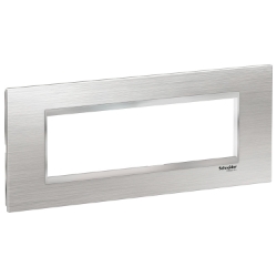 Slika Okvir 7M FLAT inox srebrni/hrom Easy Styl Schneider