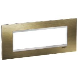 Slika Okvir 7M FLAT inox bronza/hrom Easy Styl Schneider