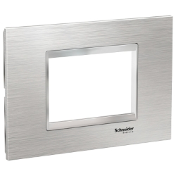 Slika Okvir 3M FLAT inox srebrni/hrom Easy Styl Schneider