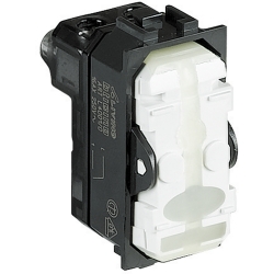 Slika Prekidač unakrsni modularni 1M 10A bez maske Living Light Legrand
