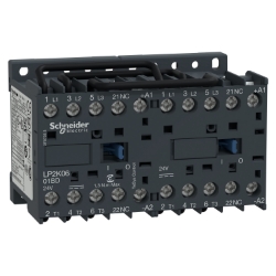 Slika Kontaktor 3P (3NO) 6A AC-3 špulna 24V DC sa signalnim kontaktima 1NC Schneider