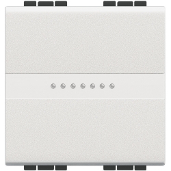 Slika Taster modularni 2M 10A beli Living Light Legrand