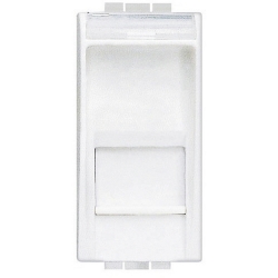 Slika Priključnica računarska modularna 1M RJ45 CAT 6a STP bela Living Light Legrand