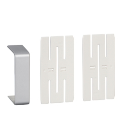 Slika Pokrovni element za spoj OptiLine 45 PC/ABS aluminijum metalik Schneider