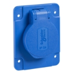 Slika Industrijska priključnica 10/16A 2P+E 250VAC IP54 ugradna Praktika Schneider