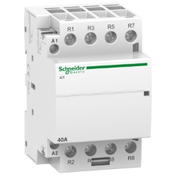 Slika Kontaktor instalacioni ICT 40A 4P 4NC špulna 220-240V AC Schneider