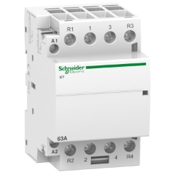 Slika Kontaktor instalacioni ICT 63A 4P 2NO+2NC špulna 220-240V AC Schneider
