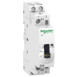 Slika Kontaktor instalacioni ICT 25A 2P 2NO špulna 230-240V AC MO kontakt Schneider
