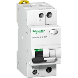 Slika Prekidač DPN Vigi K 1P+N 10A C kriva 6000A 30mA AC tip Schneider
