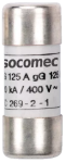 Slika Osigurač cilindrični 22x58 mm 80A (set 10 kom) Socomec