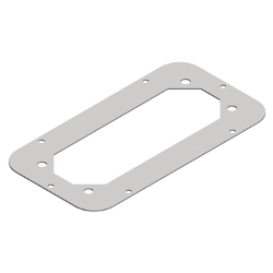 Slika Ploča standardna Spacial S3D za ormane RAL7035 D 245 x Š 130 Schneider