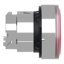Slika Glava tastera svetlećeg fi22 integrisan LED metalna IP66 crvena Harmony XB4 Schneider