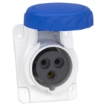 Slika Industrijska priključnica 16A 2P+E 200-250VAC IP67 ugradna PratiKa Schneider